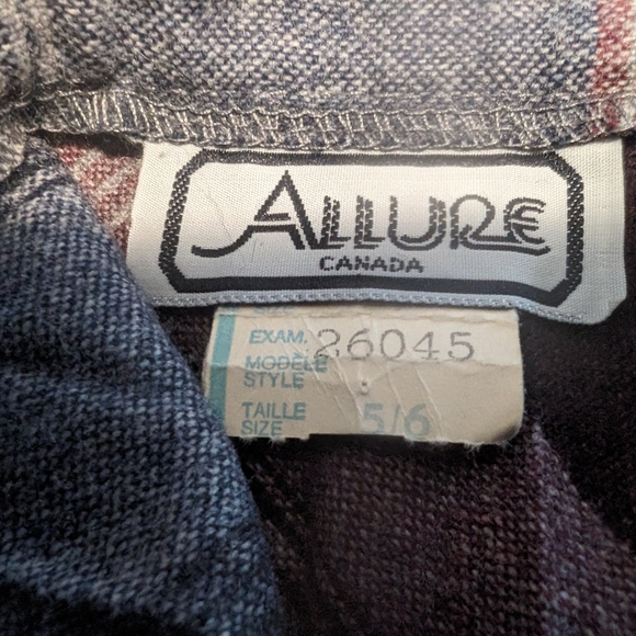 100% Wool Plaid High Waisted Tartan Skirt Vintage Cottagecore - Picture 2 of 5